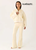 Elio Zip Hoodie - Baby Yellow - Jackets + Coats