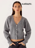 Orla Knit Sweater - Grey - Jumpers + Knits