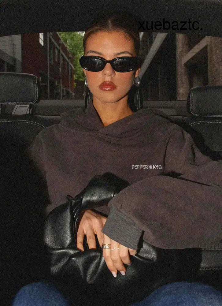 Signature Oversized Hoodie - Charcoal - Hoodies