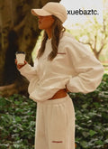 Signature Oversized Hoodie - Ivory - Hoodies