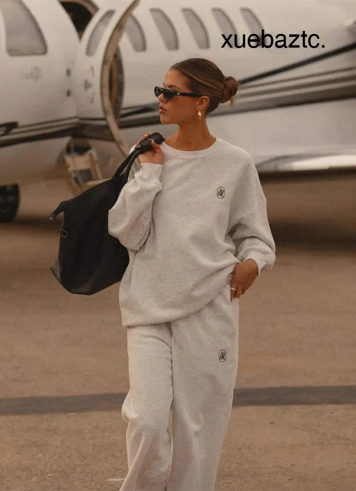 Signature Oversized Sweatshirt - Grey - SweatShirt